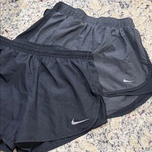 Nike Dual-Tone Black and Gray Shorts
